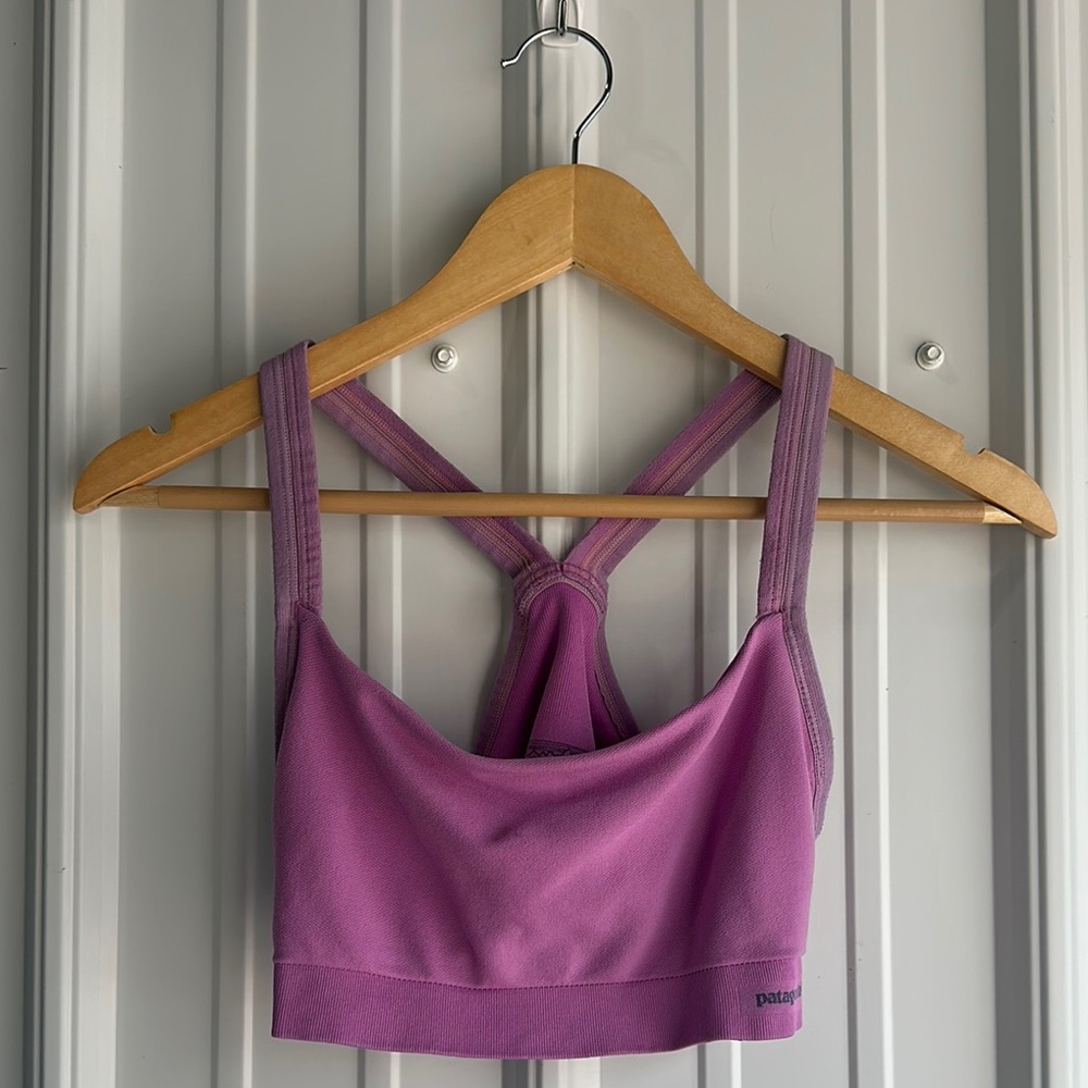 Patagonia Purple Racerback Sports Bra
